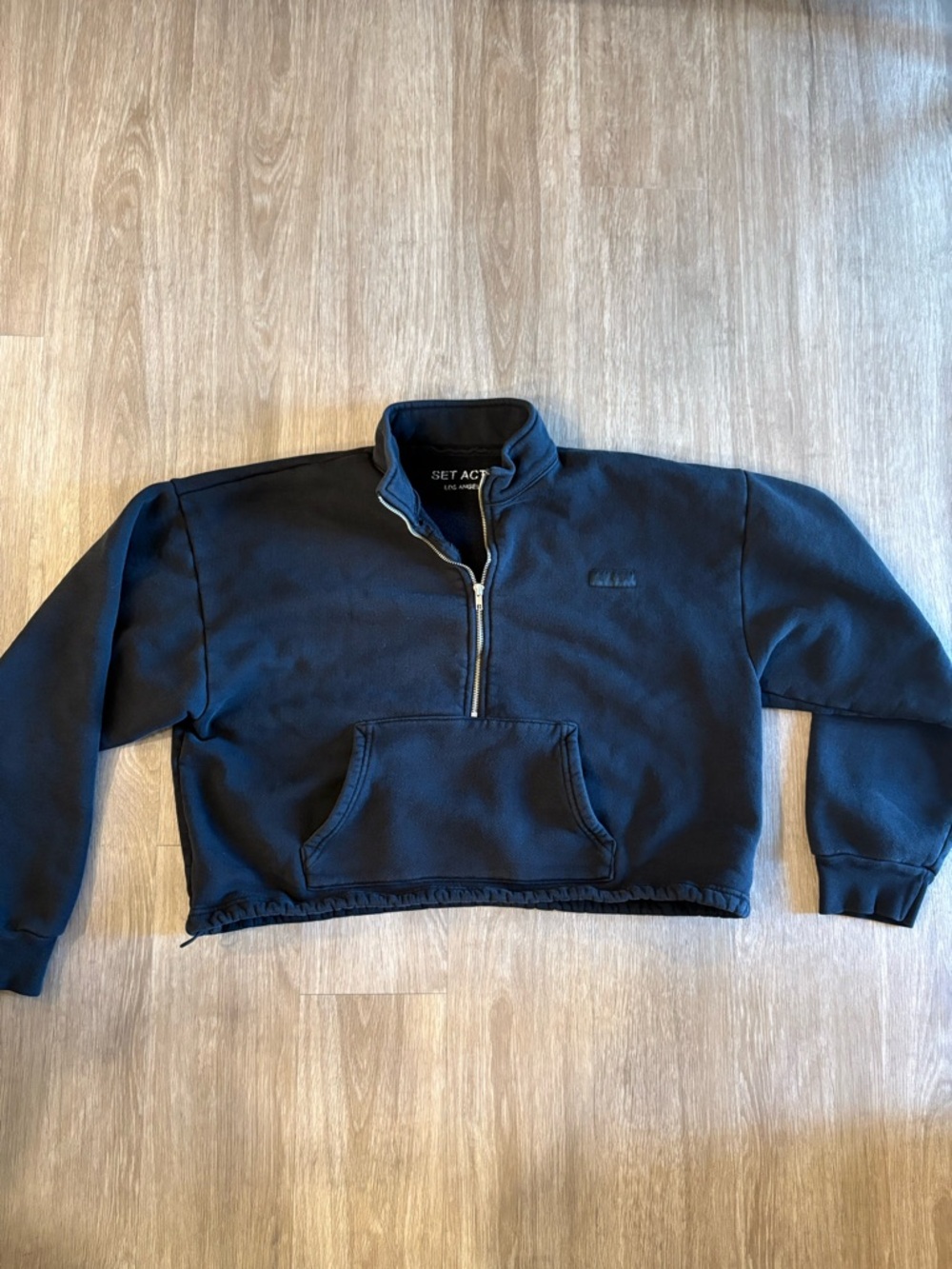 SET Active Womens Half-Zip Pullover Black